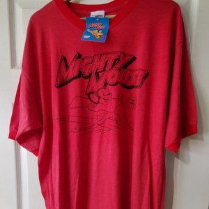 Vintage Mighty Mouse XL Mens Tee shirt - New with Tags